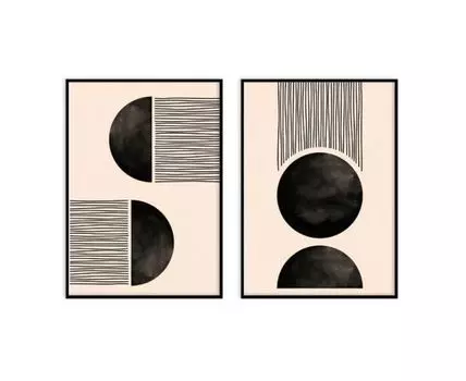 Набор постеров Абстракция №266