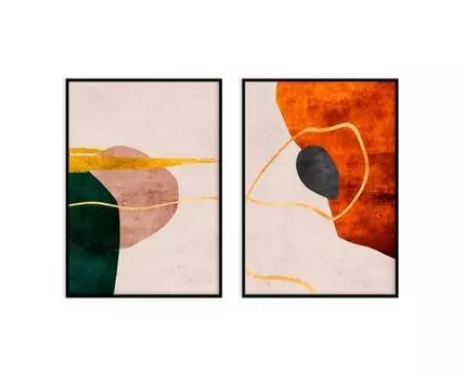 Набор постеров Абстракция №279