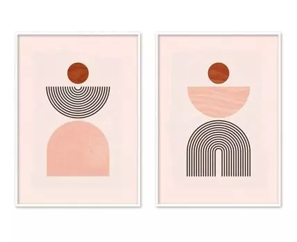 Набор постеров Абстракция №289, 2шт.