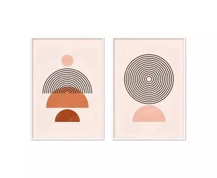 Набор постеров Абстракция №293