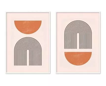 Набор постеров Абстракция №295, 2шт.