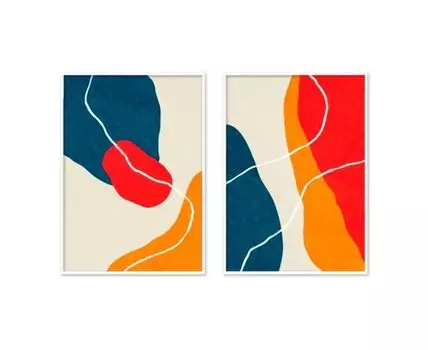 Набор постеров Абстракция №304