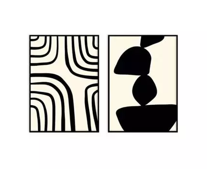 Набор постеров Абстракция №306