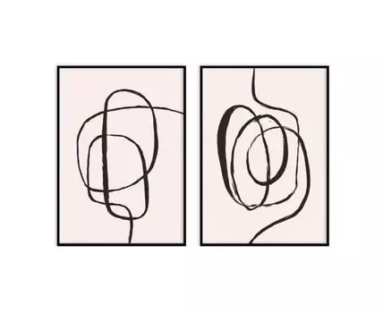 Набор постеров Абстракция №313