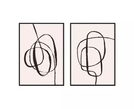 Набор постеров Абстракция №314