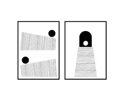 Набор постеров Абстракция №323