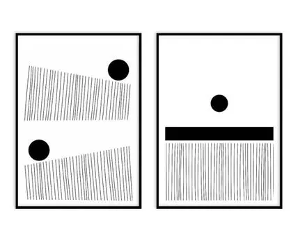 Набор постеров Абстракция №324, 2 шт.