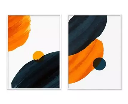 Набор постеров Абстракция №327, 2шт