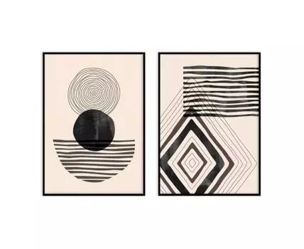 Набор постеров Абстракция №334