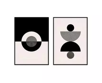 Набор постеров Абстракция №341