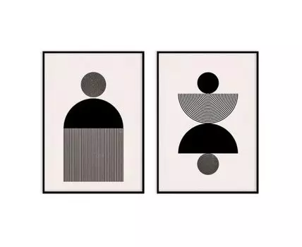 Набор постеров Абстракция №342