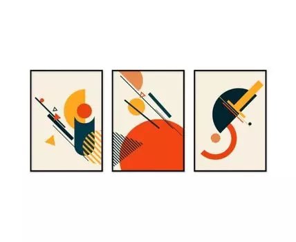 Набор постеров Абстракция №344