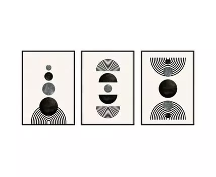 Набор постеров Абстракция №352