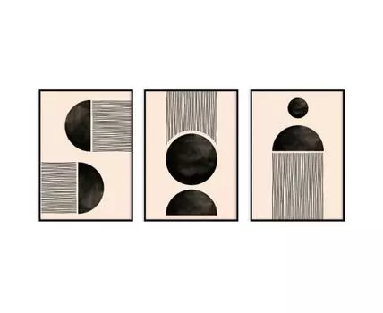 Набор постеров Абстракция №357