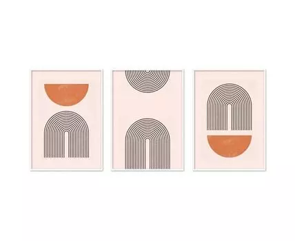 Набор постеров Абстракция №367