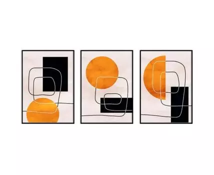 Набор постеров Абстракция №368