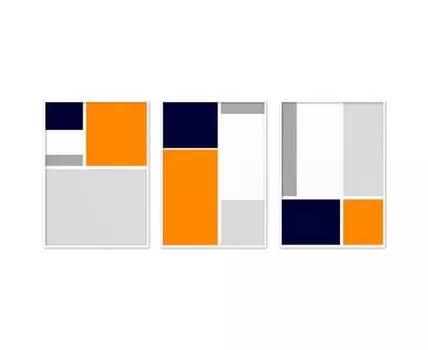 Набор постеров Абстракция №373