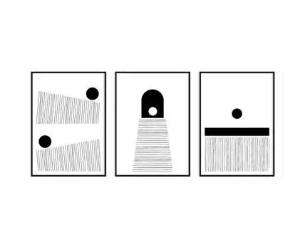 Набор постеров Абстракция №379