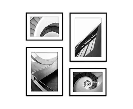 Набор постеров Архитектура №13 (Белый)