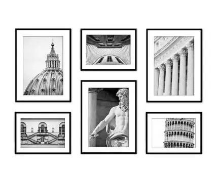 Набор постеров Архитектура №22 (Белый)