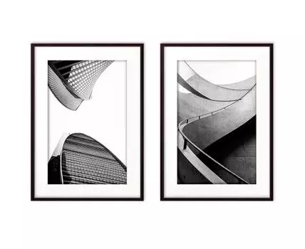 Набор постеров Архитектура №3 (Белый, 30)