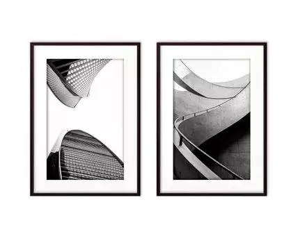 Набор постеров Архитектура №3 (Белый, 50)