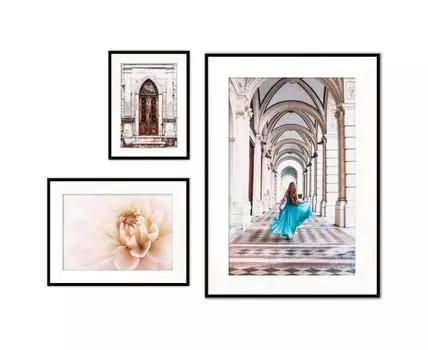 Набор постеров Архитектура №7 (Бежевый)