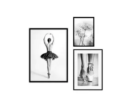 Набор постеров Балет №100 (Белый)
