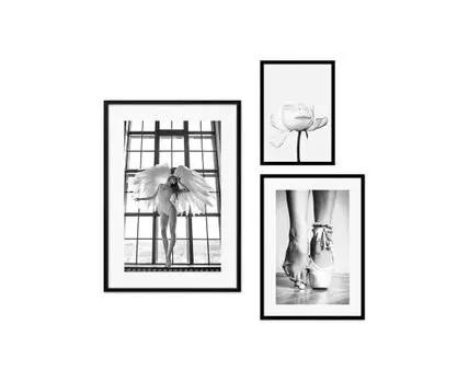 Набор постеров Балет №104 (Белый)