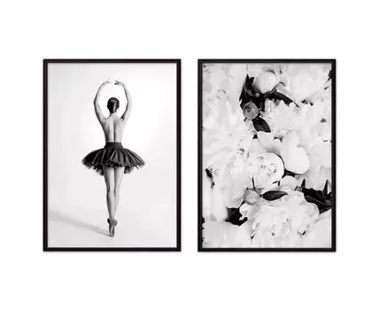 Набор постеров Балет №17 (Белый, 40)