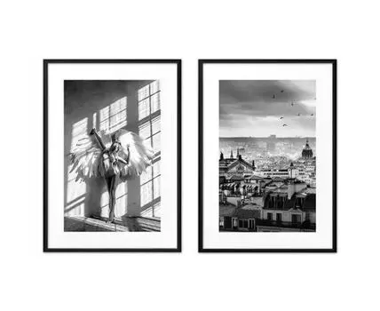 Набор постеров Балет №3 (Белый, 30)