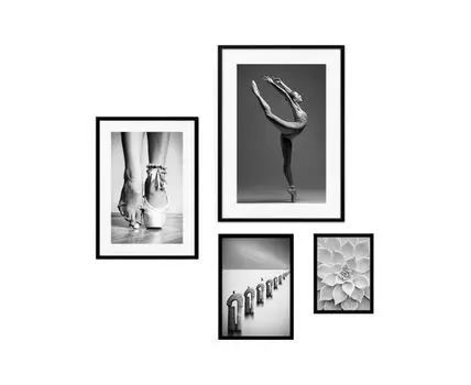 Набор постеров Балет №40 (Белый)