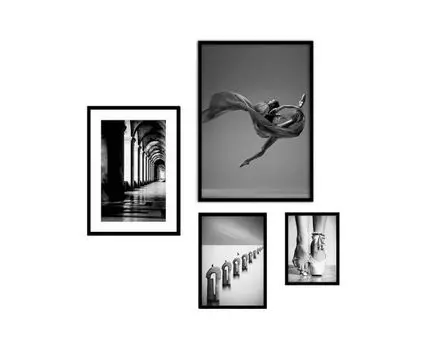 Набор постеров Балет №44 (Белый)