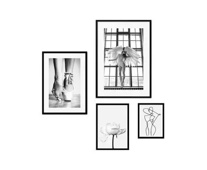 Набор постеров Балет №51 (Белый)