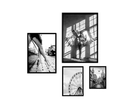 Набор постеров Балет №52 (Белый)