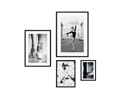 Набор постеров Балет №58 (Белый)