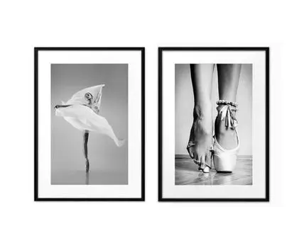 Набор постеров Балет №6 (Белый, 50)