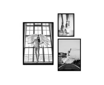 Набор постеров Балет №71 (Белый)