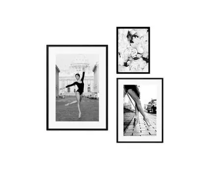 Набор постеров Балет №74 (Белый)