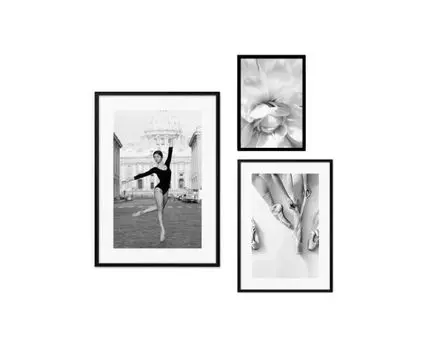 Набор постеров Балет №75 (Белый)