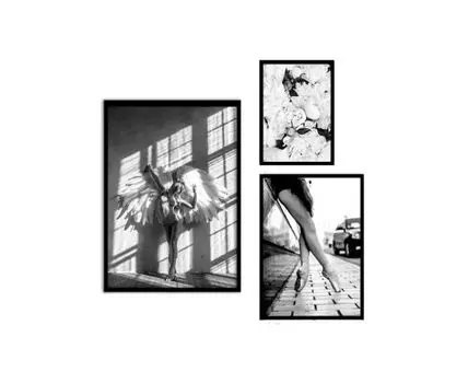 Набор постеров Балет №77 (Белый)