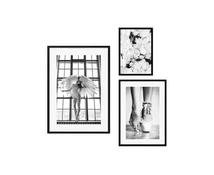 Набор постеров Балет №82 (Белый)