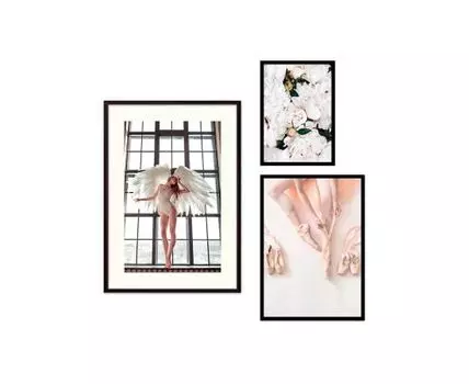 Набор постеров Балет №84 (Бежевый)