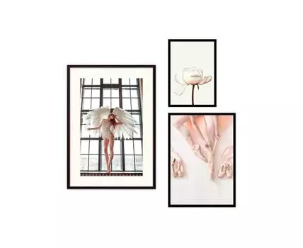 Набор постеров Балет №85 (Бежевый)