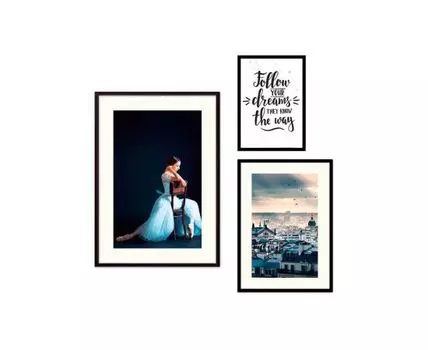 Набор постеров Балет №97 (Голубой)