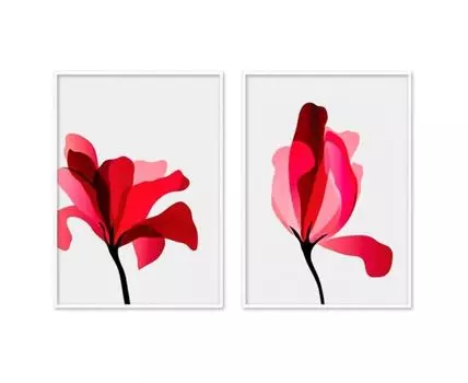 Набор постеров Цветы №28