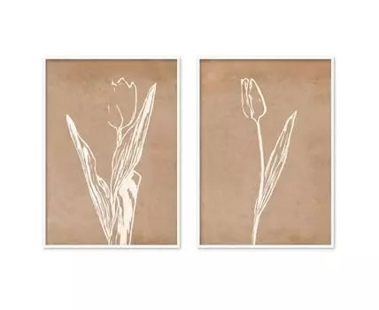 Набор постеров Цветы №35