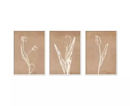 Набор постеров Цветы №56