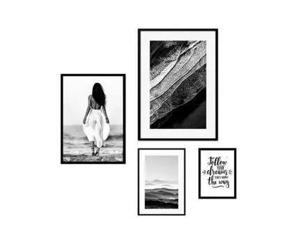 Набор постеров Fashion №105 (Белый)