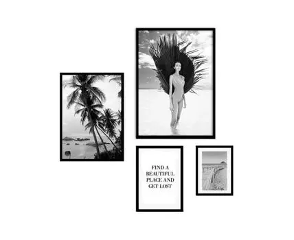 Набор постеров Fashion №113 (Белый)